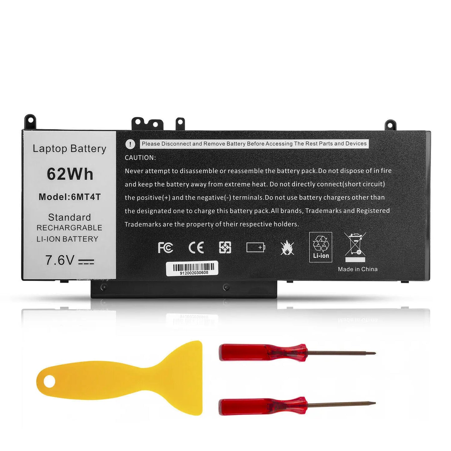 62Wh replacement laptop battery for DELL Latitude E5470 E5570 M3510 notebook