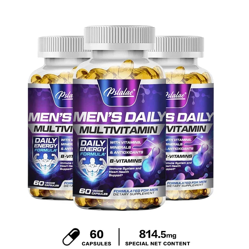 Men's Daily Multivitamin Supplement - for Immunity, Energy and Stamina, Digestion, Skin, and Overall Health