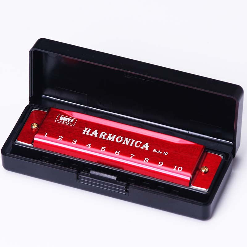 10-Hole Blues Harmonica for Kids and Beginners
