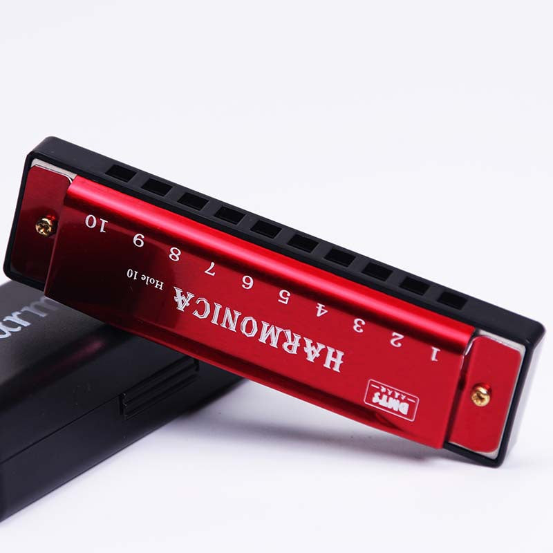 10-Hole Blues Harmonica for Kids and Beginners