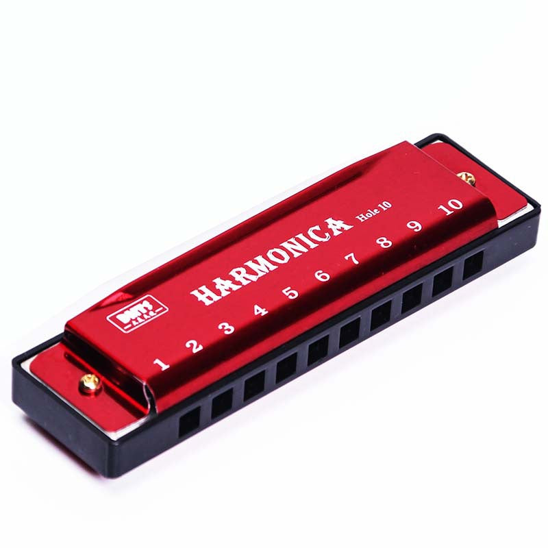 10-Hole Blues Harmonica for Kids and Beginners