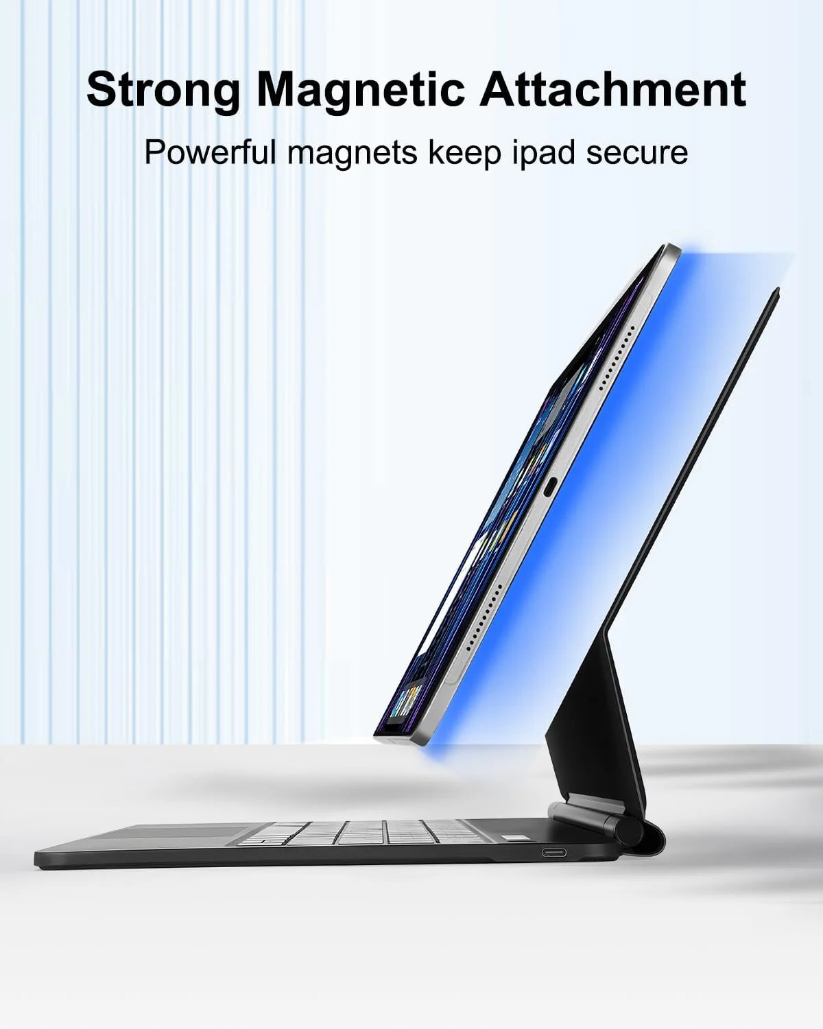 Magic Keyboard for iPad 11th Generation A16 2025 11"A3354 A3355 Keyboard Case for iPad 10th Gen 2022 10.9" A2696 A2757 Cover