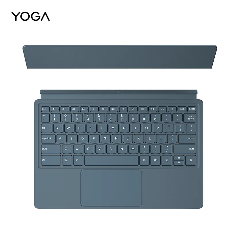 Original Lenovo 12.7'' Yoga Tab Plus Keyboard for TB520 YOGA Pad Pro Tablet Back Shell Multi-angle 12.7-inch Magnetic Adjustable
