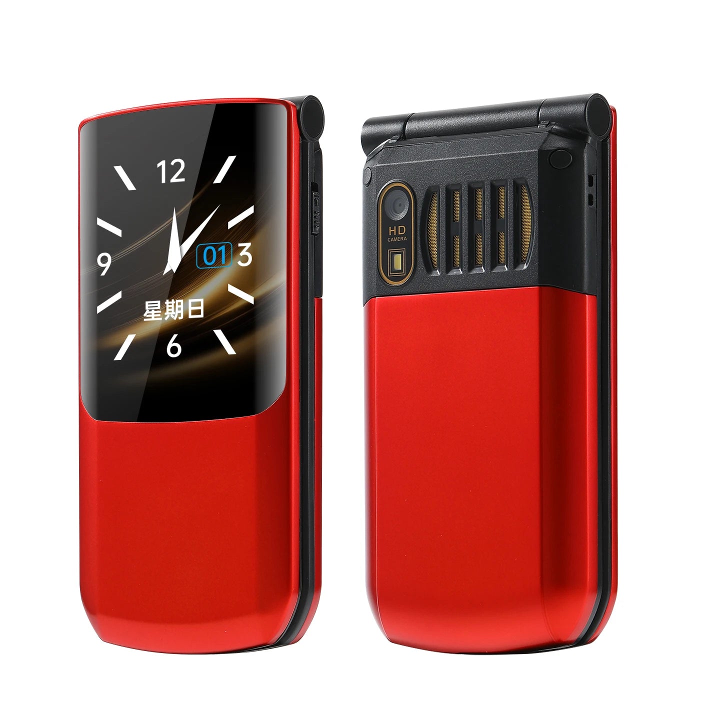 YeeMI S7 4G High-quality Drop-resistant Mobile Phones 2.4inch Flip Feature Phone Dual SIM Bluetooth Large Font for Elderly Phone