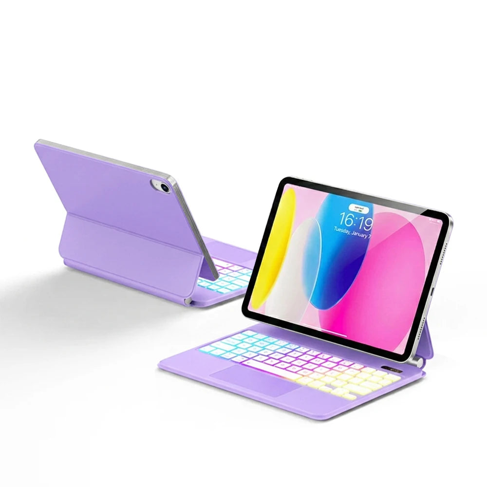 Magic Keyboard for iPad 11th Generation A16 2025 11"A3354 A3355 Keyboard Case for iPad 10th Gen 2022 10.9" A2696 A2757 Cover