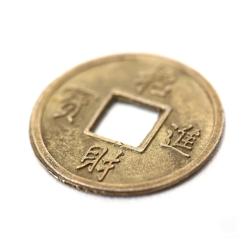 100 Pcs Antique Coins Craft Feng Shui Coins Ancient Chinese I Ching Coins For Health Wealth Charm