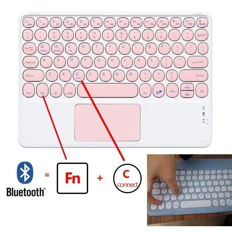 For Honor Pad 10 12.1 Inch 2025 Case Touchpad Trackpad Keyboard Cover For Honor Pad 10 Case HEY3-W00 W10 Tablets Keyboard Funda