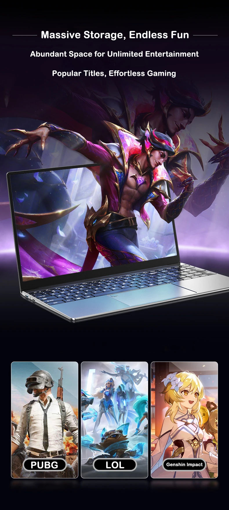 LENO NEW 15.6" Laptop Intel Core i9-9900 32GB 2TB Windows 11 Gaming Computer PC Gamer office Ultra Slim Notebook 1920*1080 HD