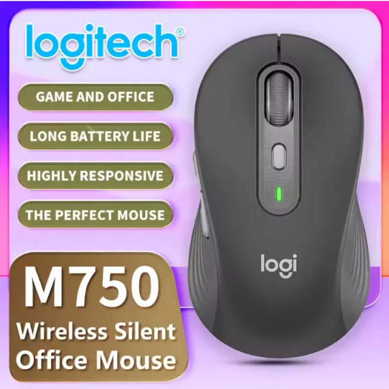 A must-have for business laptops, Logitech M750/M650L, with wireless dual-mode mute and ergonomic portable design