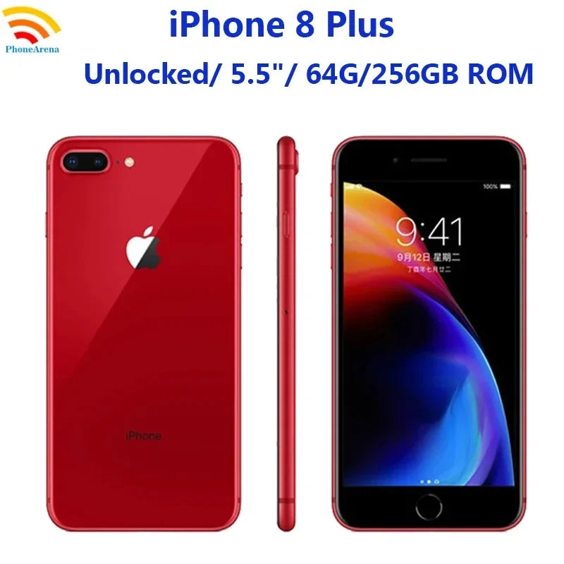 Apple iphone 8 plus ios 5.5 inch 256GB ROM All Colours in Good Condition Original used phone