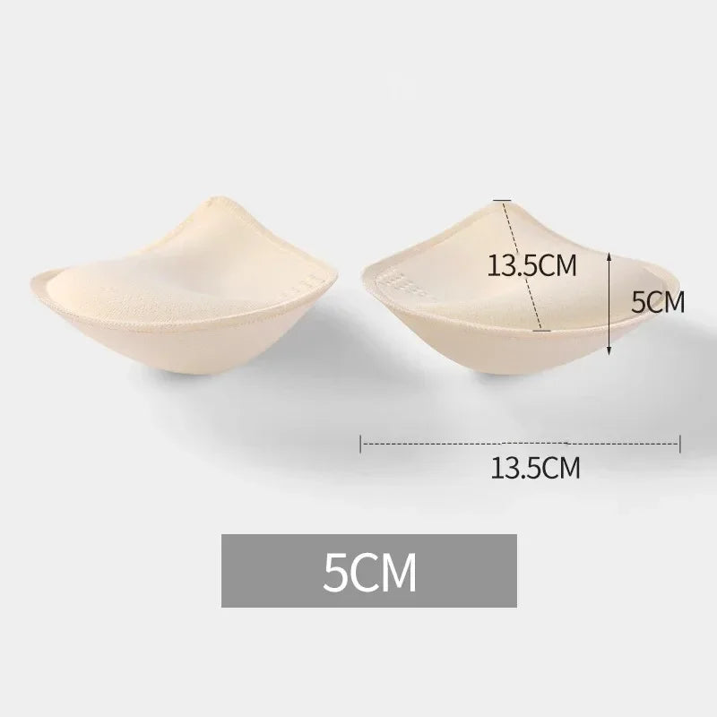 Sponge Padded Bra Thick Push Up Bra Pads Inserts Women Underwear Breast Lift Breathable Bra Pad Lining Swimsuit Insert