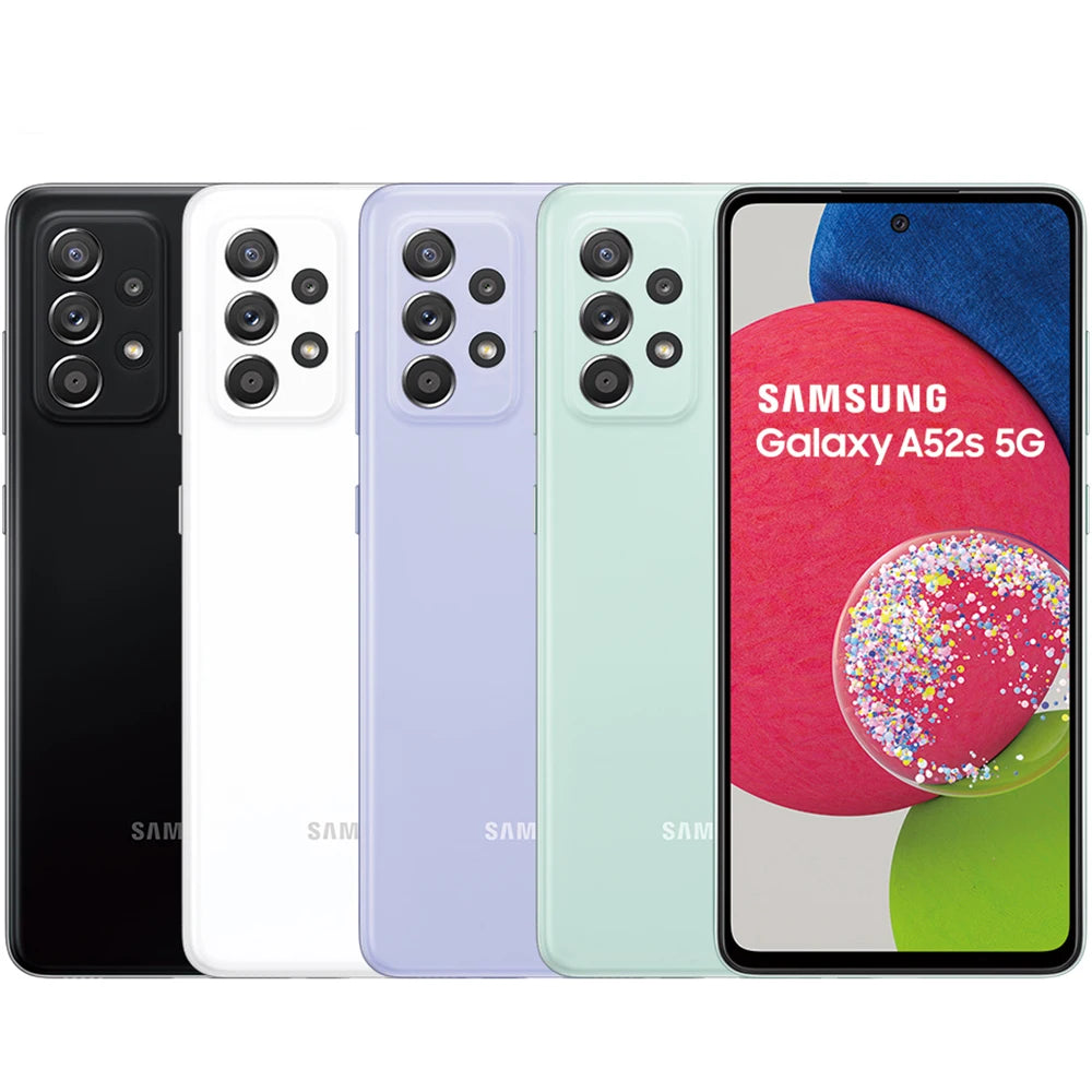 Samsung Galaxy A52S 5G Smart Android Phone 6.5-inch US Version Samsung Phone 64MP Four Camera NFC 4500mAh 25W 6GB+128GBUnlocking