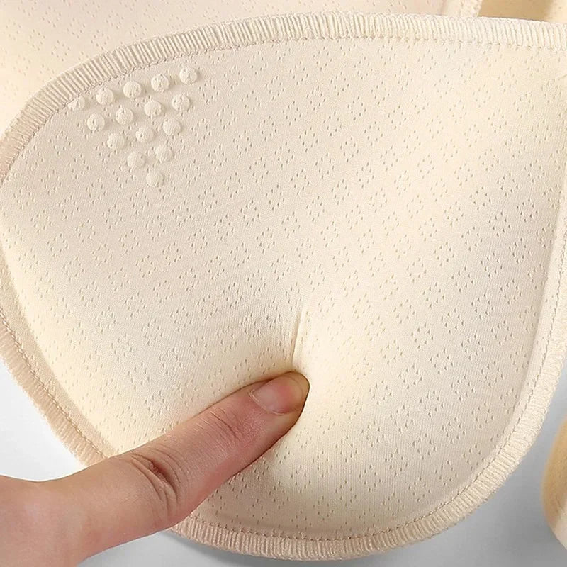 Sponge Padded Bra Thick Push Up Bra Pads Inserts Women Underwear Breast Lift Breathable Bra Pad Lining Swimsuit Insert