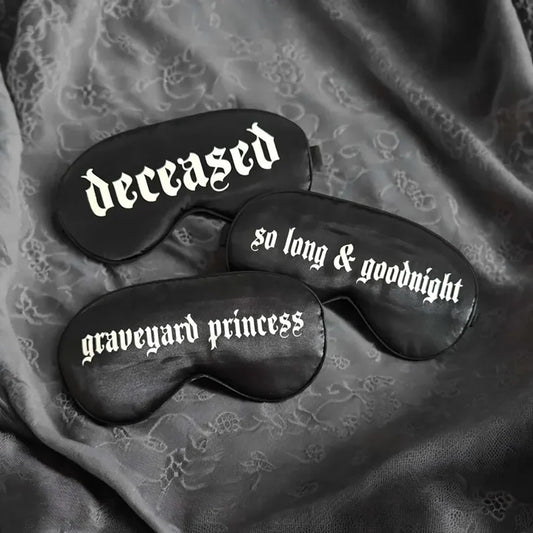 Spooky Eye Masks Goth Witch Eye Masks Halloween Sleepover Party Decor Spooky Beauty Gifts Bachelorette Party Bridal Shower Gift
