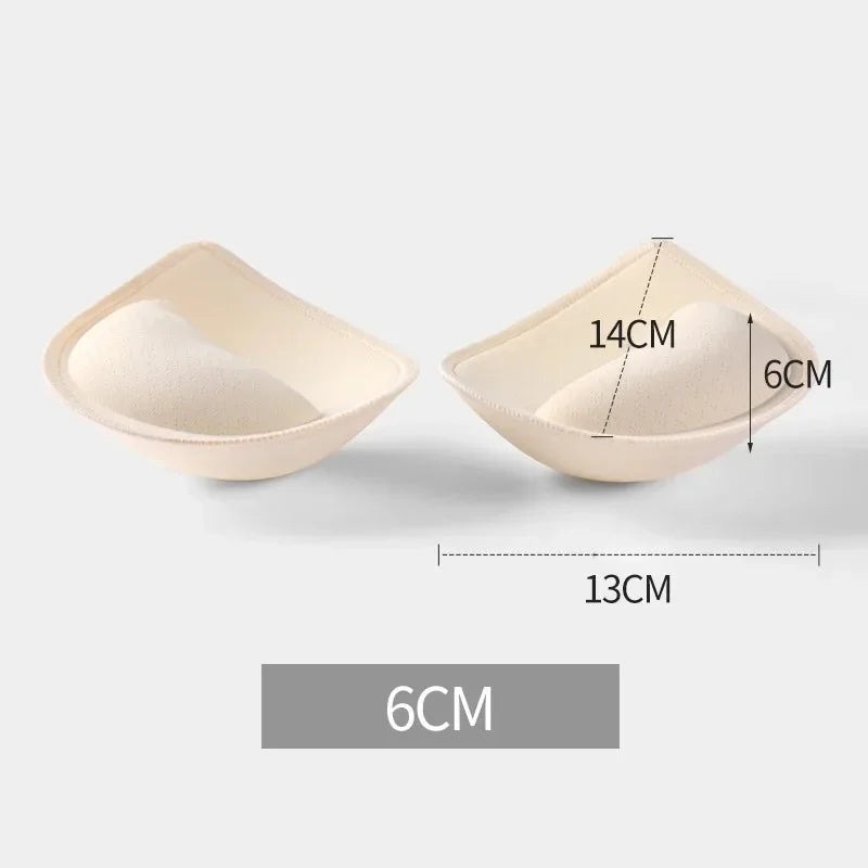 Sponge Padded Bra Thick Push Up Bra Pads Inserts Women Underwear Breast Lift Breathable Bra Pad Lining Swimsuit Insert