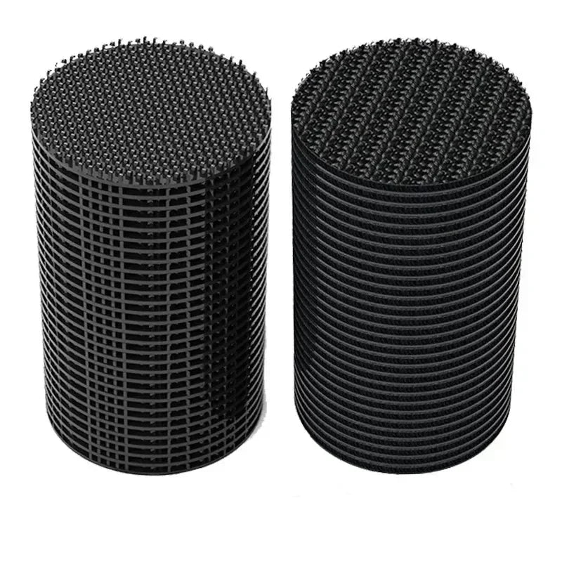 10-50pairs Carpet Mat Fixing Stickers Universal Car Foot Pad Invisible Non Slip Tape Nylon Magic Tape Auto Traceless Adhesive