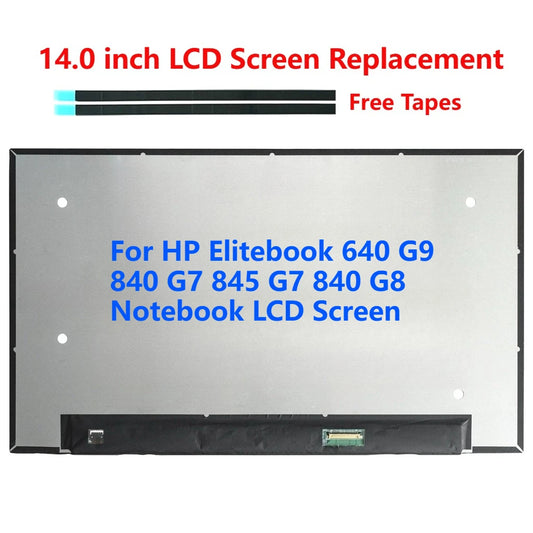 For HP Elitebook 640 G9 840 G7 845 G7 840 G8 Notebook LCD Screen