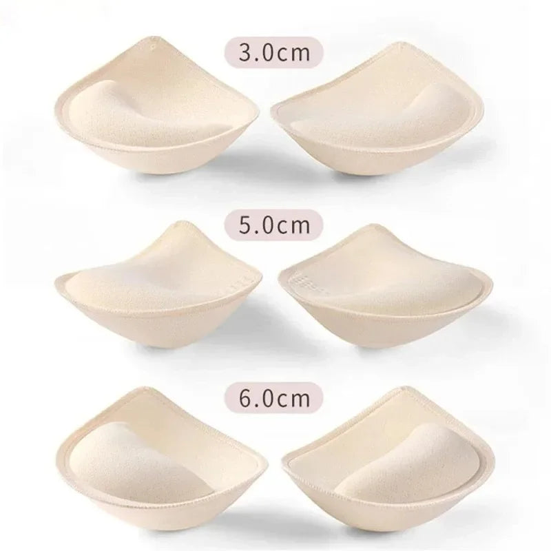 Sponge Padded Bra Thick Push Up Bra Pads Inserts Women Underwear Breast Lift Breathable Bra Pad Lining Swimsuit Insert