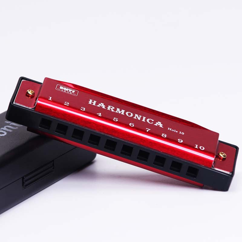 10-Hole Blues Harmonica for Kids and Beginners